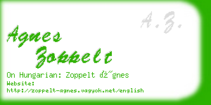 agnes zoppelt business card